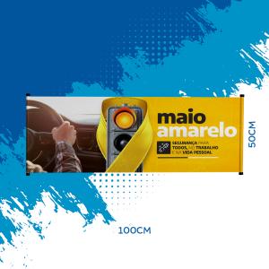 BANNER OU FAIXA EM LONA Tamanho padrão 100x50cm Faixa    Lona Gloss Frontlight 440g