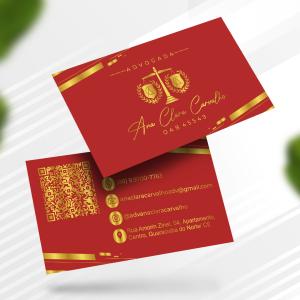 CARTÕES DE VISITA  9x5cm - Impressão laser Impressão frente e verso   