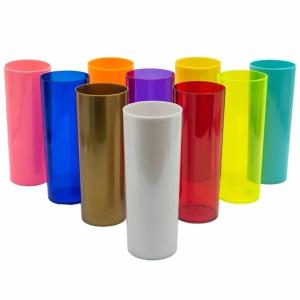 COPO LONG DRINK Acrílico escolha a cor Sem personização    